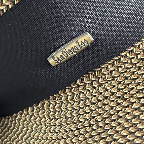 Karen Keith Sun Hat Size Medium San Diego Zoo Wildlife Alliance Braided Toyo - Picture 13 of 13